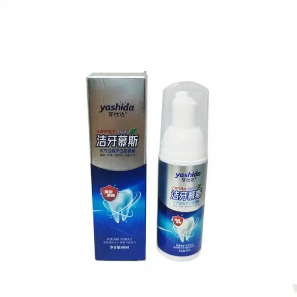 YASHIDA Teeth whitening mousse + toothpaste 2 in 1, 60ml.